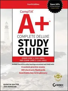USED-Comptia A+ Complete Deluxe Study Guide: Exam Core 1 220-1001 and Exam Core 2 220-1002 by Docter, Quentin (Hardcover)