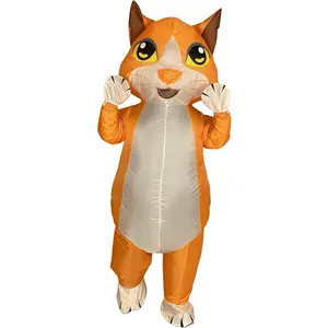 Inflatable Costume Halloween Black Cat Costume Adults Blow Up Costumes Mens Womens Costume