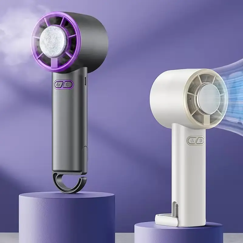 Breezee Fan - Handheld Turbo Fan with Circular Design and Fan Feature