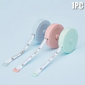1pc 18.29 meter Double-Sided Flexible Measuring Tape, Retractable Sewing Tape for Body & Fabric, Tailoring & Knitting Craft, Durable Metal Material, Durable Tape Measure, Measuring Instrument