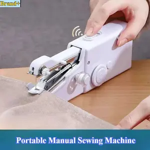 Handheld Electric Mini Sewing Machine, Portable Cordless & Manual Stitch Tool for Quick DIY Clothing Repair, Crafts & Home Use