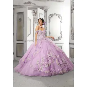 Vizcaya by Morilee 3D Floral Fairytale Quince Dress 89318