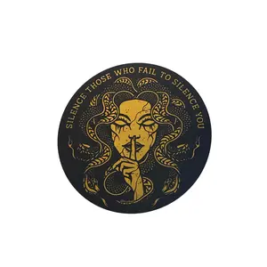 Medusa Metallic Gold Sticker