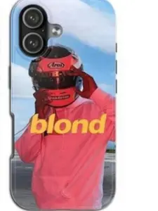 [Free Gift 5pcs Sticker] Frank Ocean Blonde Mood Aesthetic Tough Case for iPhone 17 16 15 14 13 12 11 Pro Max Plus XR XS 8 7 SE Minimalist Music Art Dual Layer Shockproof Protective Cover