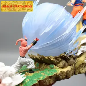 Goku Vs Buu Anime Figure PVC Figurine PVC Statue Model Doll Collection Desk Decoration Toy Gifts