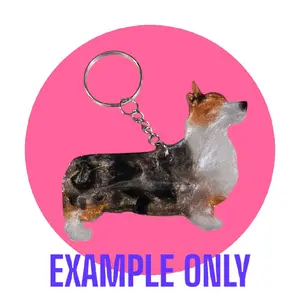 Customizable Resin Corgi keychain/3D Magnet - All Proceeds donated to surgery !