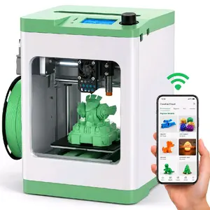 T2S 3D Printer with WiFi Cloud Printing | Fully Assembled Auto Leveling High Precision mini 3d Printer for Beginners, Kids, Home & School