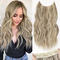 16 Inch Ash Brown mix Platinum Blonde