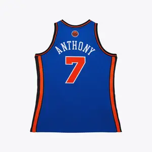 Carmelo Anthony New York Knicks 2010-11 Blue Authentic Jersey