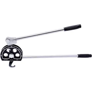 Tube Bender, 3/4 inch OD Pipe Bending Capacity 180 Degrees Manual Bending with Anti-skid Handle, for Aluminum and Stainless Steel Pipes in HVAC, Heating Pipe System Tool Tool Box Metal Heavy Duty Hardware