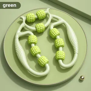 Leg Massager Roller for Muscle Recovery, Trigger Point Massage Tool for Thigh, Calf & Leg Pain Relief, Portable Deep Tissue Massager for Home Use