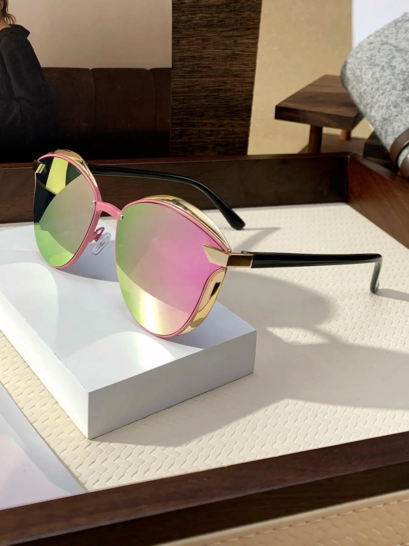 Unisex Vintage Trendy Sunglasses, Retro Outdoor Sports Sunglasses, Fashionable Sunglasses for Men & Women for Everyday Use, Trendy Beach Eyewear, Street Style Shades, Trendy Shades