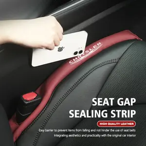 2Pcs Car Seat Gap Filler Leak Proof Sealing Strip For Chrysler 300c 200 Pacifica Phev Voyager Sebring Aspen PT Cruiser Airflow Crossfire Concorde