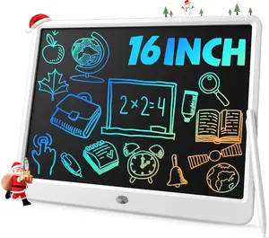 16-inch Oversized Screen Children's LCDHandwriting & Drawing Board One-click ClearWriting Practice Tablet Doodle Board for KidsIdeal Writing & Doodling TikTok Hot Item FunEducational Tool