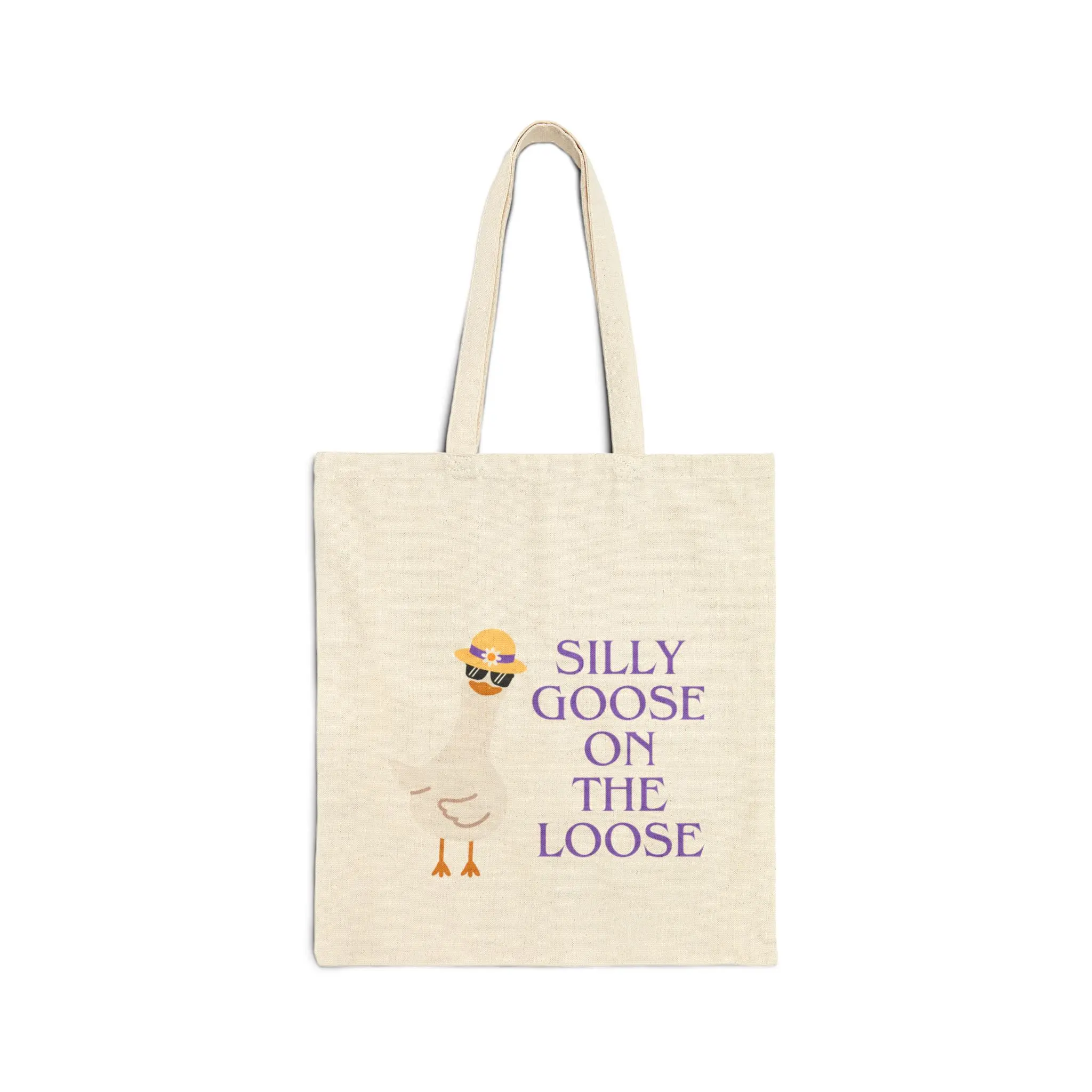 Funny Silly Goose Tote Bag - Perfect for Gifts, Summer Outings, Eco-Friendly Shopping, School, Beach