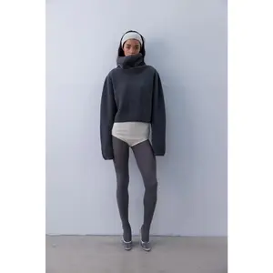 KIM CASHMERE-BLEND SWEATER | grey