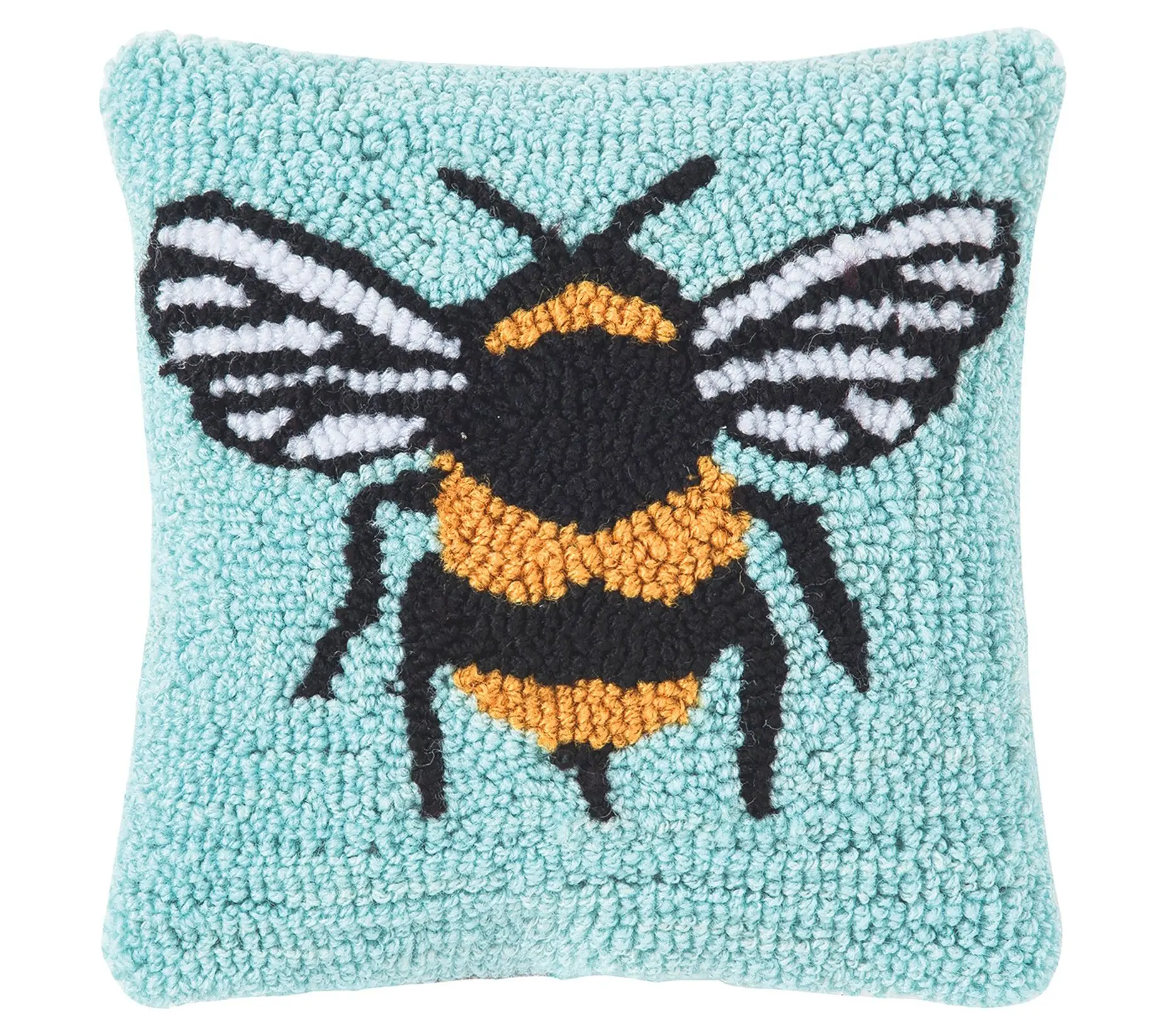 8" x 8" Spring Bumble Bee Petite Throw Pillow b y Valerie 8" x 8" Spring Bumble Bee Petite Throw Pillow b y Valerie