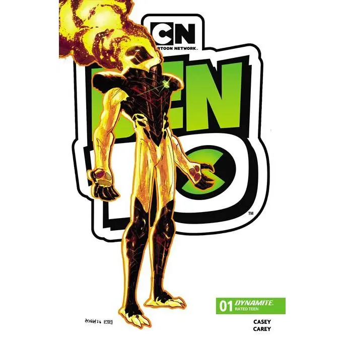 BEN 10 Issue #1 - Dynamite Entertainment New English Adventure Comic (July 2026, Modern Age) - Third Printing - Joe Casey-Robert Carey