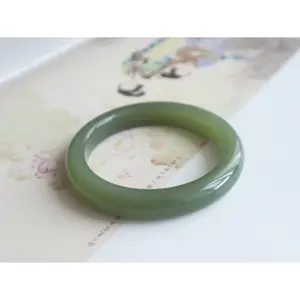 A1498 Inside Diameter 58.6MM Chinese Hetian Jade Bracelet