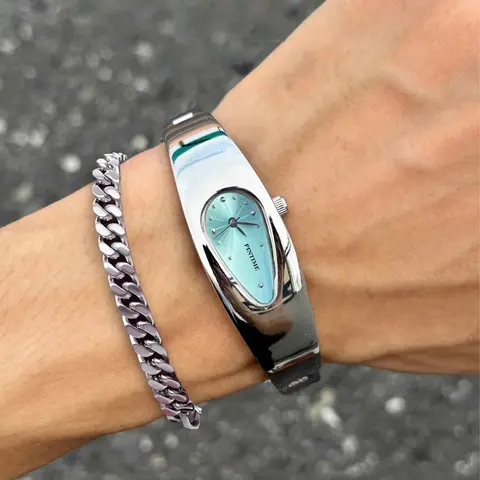 Y2K Water Drop Watch, Vintage Dial, Quartz Movement, Unisex Casual Style, Waterproof Metal Case, Perfect Gift for Anniversaries, Casual Analog Watch, Fashionable Stylish Watch, Trendy Watch, Casual Trendy Wristwatch, Fashion Wristwatches
