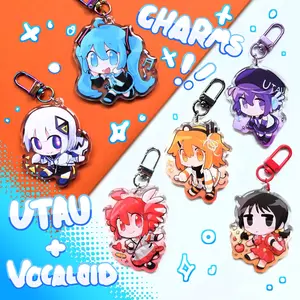 UTAU & Vocaloid Acrylic Keychains!! Adachi Rei, Teto, Defoko, Kaai Yuki, Miku, Kafu Keychains, Kawaii Bag Accessory, Cool Collectible Gift for Fans, Aesthetic Merch for Players