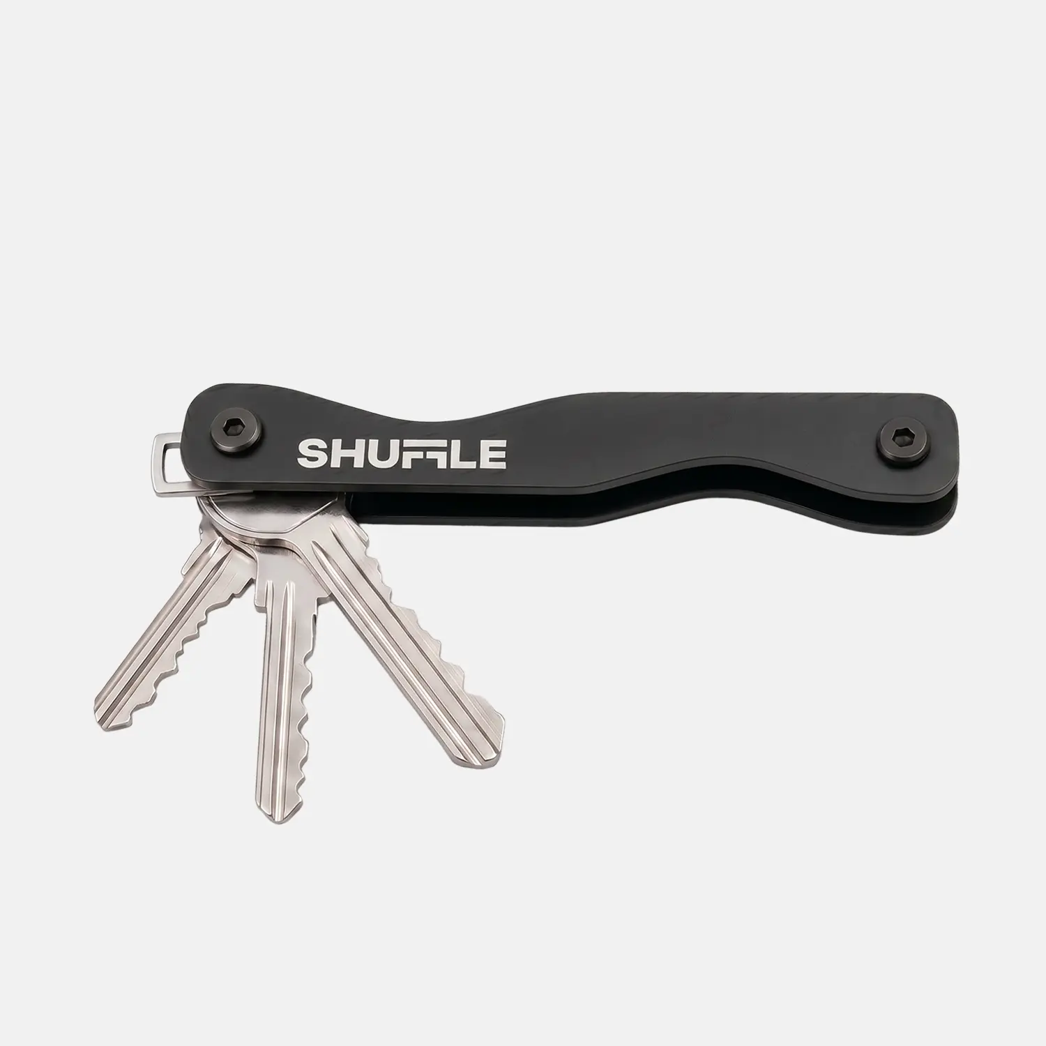 Shuffle Key Chain Organizer, Compact Key Holder for Up to 10 Keys, Slim Pocket Key Organizer for Everyday Carry, Lightweight 20 g Key Case for Men and Women, Gift for Him and Her