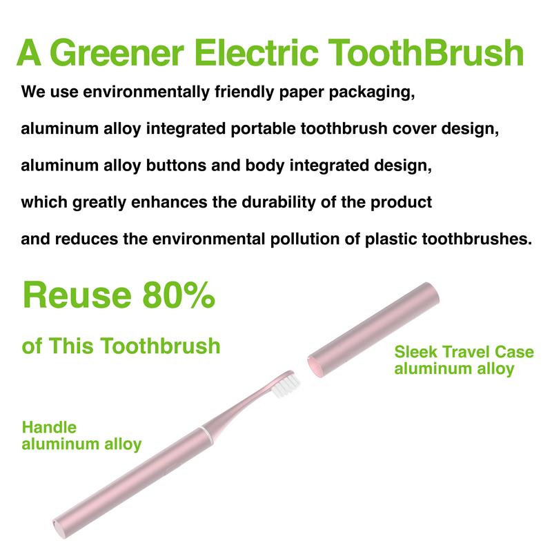BrushO Portable Electric Sonic Toothbrush