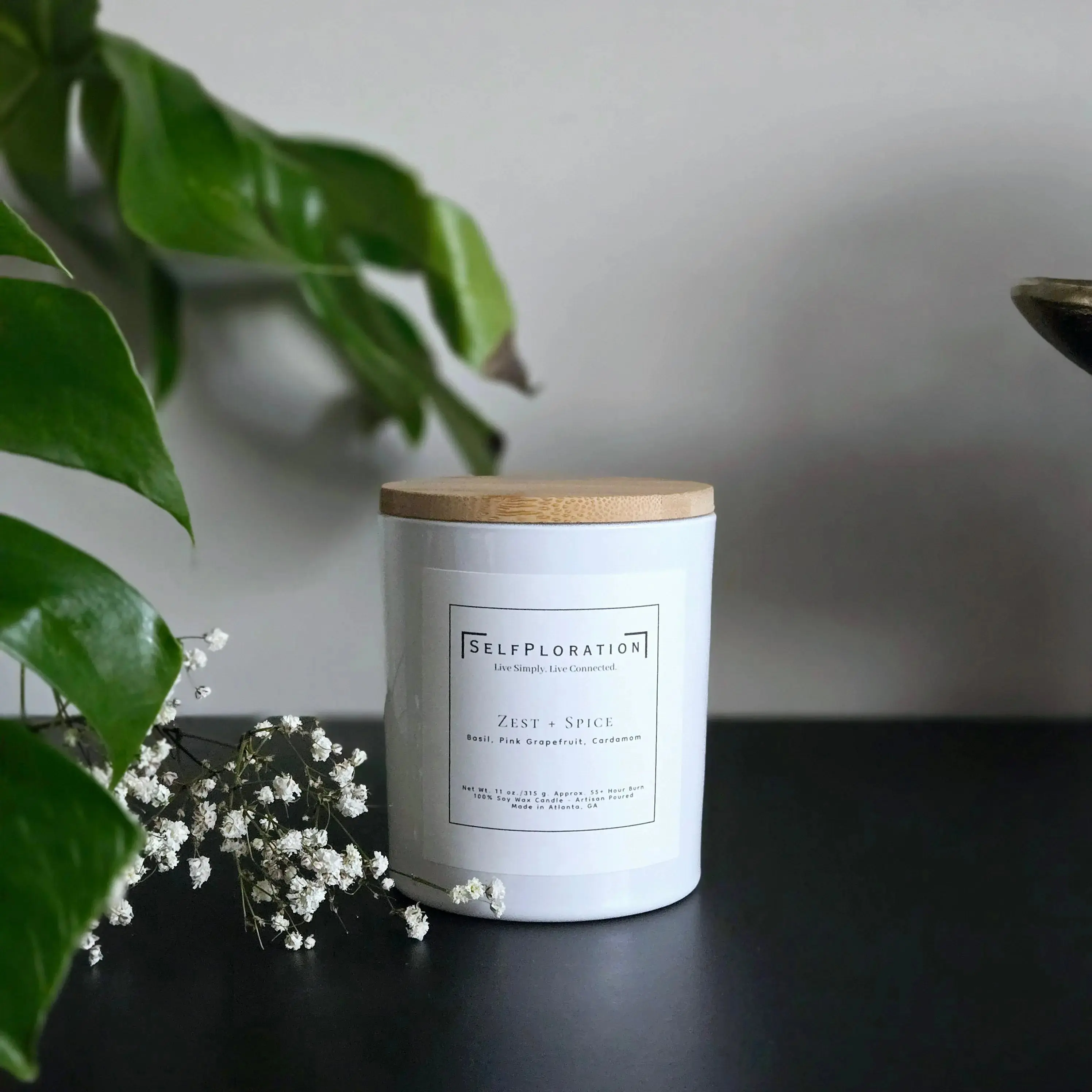 Zest + Spice | Basil, Cardamom, & Pink Grapefruit Candle 14.5 oz. spring candles Decor Fragrance