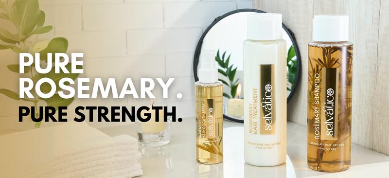 Selvatico Rosemary Shampoo & Conditioner Set - Natural Rosemary, Paraben Free, Gentle Haircare for Enhanced Hair Health