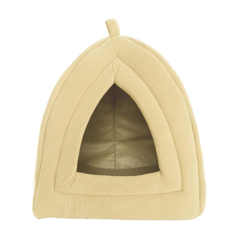 Pet Adobe Igloo Style Pet Tent for Cats - Tan