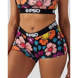PSD Women's Shobu Bloom Boy Short Underwear - Comfortable, Breathable, Ultra-light Fabric