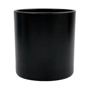 Monticiano Matte Black Candle Vessel