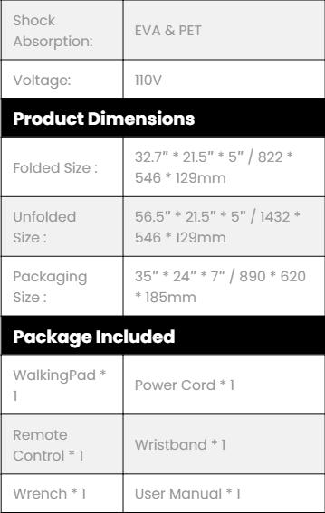 WalkingPad  A1 Pro foldable Heavy-Duty Under Desk Treadmill with Full Body-Fold Technology, 300 lb user weight   —Folds in Half, Built to Last