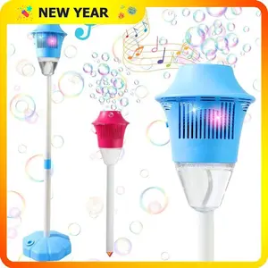 Bubble Maker Toy for Kids Automatic Bubble Blaster with Music & Lights Adjustable Height Perfect for Outdoor & PartyMassive Bubbles