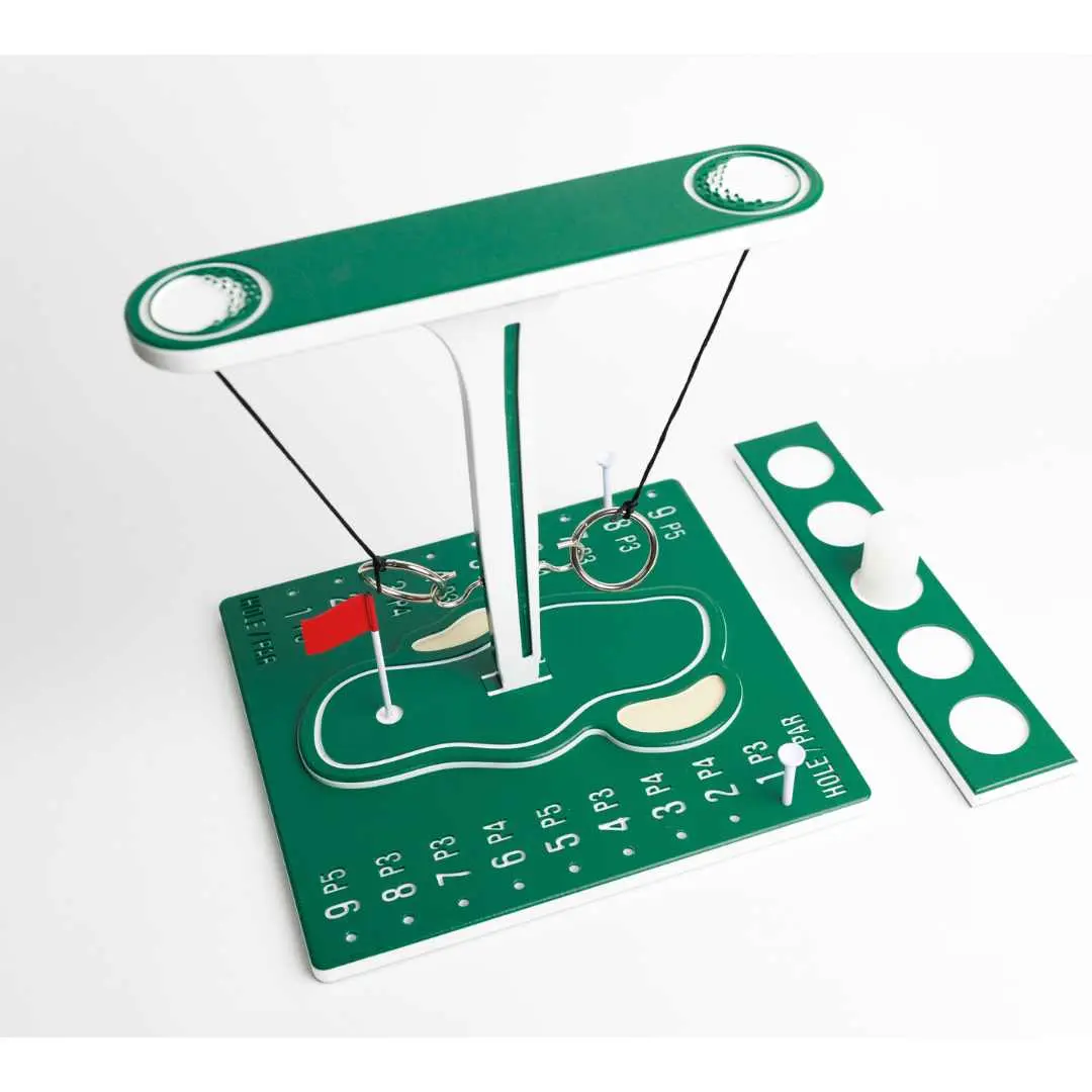 Lightweight Plastic Golf Hook & Ring Toss Board Game - 1 lb. Sports Game for All Ages, Coworkers, Birthdays