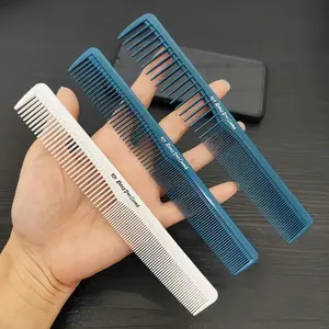 1 Professional Barber Comb |   Wide Tooth, Double-sided Design, Plastic Material, Suitable for Normal Hair Types |   Ideal for Salon and Home Professional Hair Styling