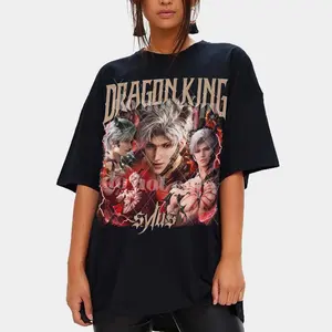 The Abysm Sovereign Sylus Dragon King Shirt, Love and Deepspace Retro T-Shirt Sweatshirt Hoodie Cotton Fan Gift Fabric Top
