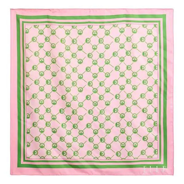 ELLE Get the Look Graphic Print Satin Scarf ELLE Get the Look Graphic Print Satin Scarf