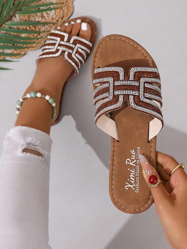 Women’s Woven Roman Sandals – Bohemian Flat Beach Shoes for Summer, Casual Comfort with Thick Sole