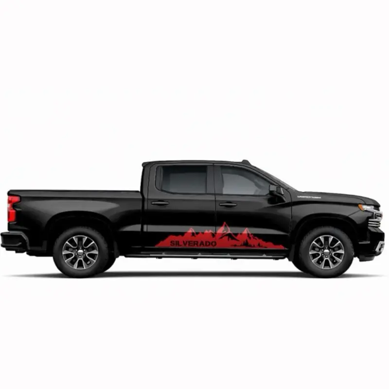 Chevy Silverado Decals 2020-2023