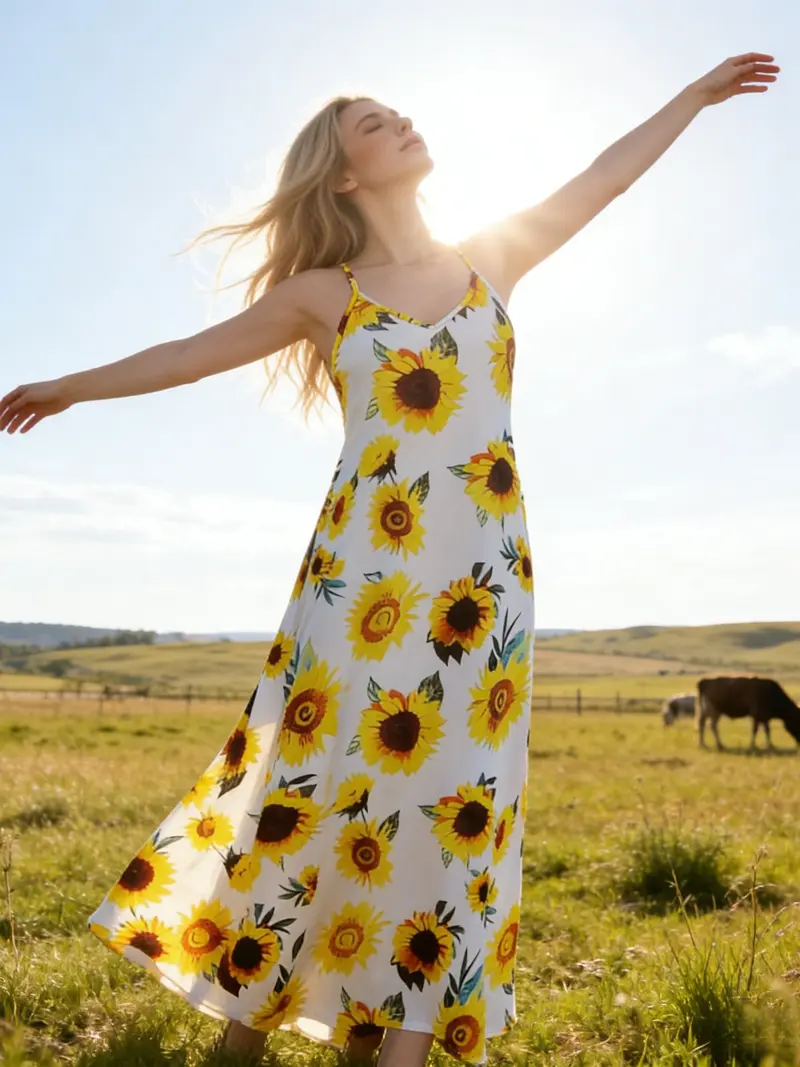 sunflower dress