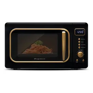 Frigidaire 0.7 Cu. Ft. Retro Countertop Microwave Oven, Black
