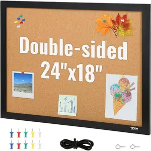 VEVOR 48x36 Large Cork Board - Wall-Mounted Bulletin Board with Pin Board - Perfect for School, Home, OfficeVEVOR Super Brand Day