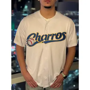 CHARROS DE JALISCO JERSEY - WHITE/BLUE