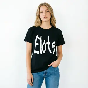 Elote Band Merch Parody T-Shirt - Edgy Festival Streetwear, Cute Corn Graphic Tee, Oversized Vintage Look Crop Top for Girls,100% Cotton