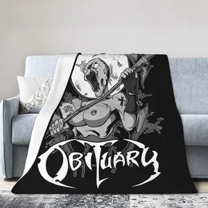 Obituarys Blanket Flannel Fleece Throw Blankets Decorative Bedding for Bed Sofa Gift 50 "x 40"