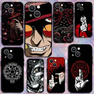 Comics H-HELLSING Phone Case For iPhone 17,16,15,14,13,12,11 Plus,Pro Max,XS,X,XR,SE,Mini,8,7,Soft Silicone Black Cover