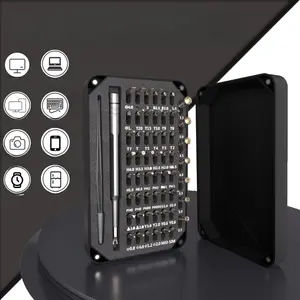 Precision Electric Screwdriver Set, Rechargeable Multi-Tool Kit with Magnetic Tips, Ideal for Phone Camera Laptop Watch Repair, DIY Enthusiasts, USB Rechargeable Screwdriver