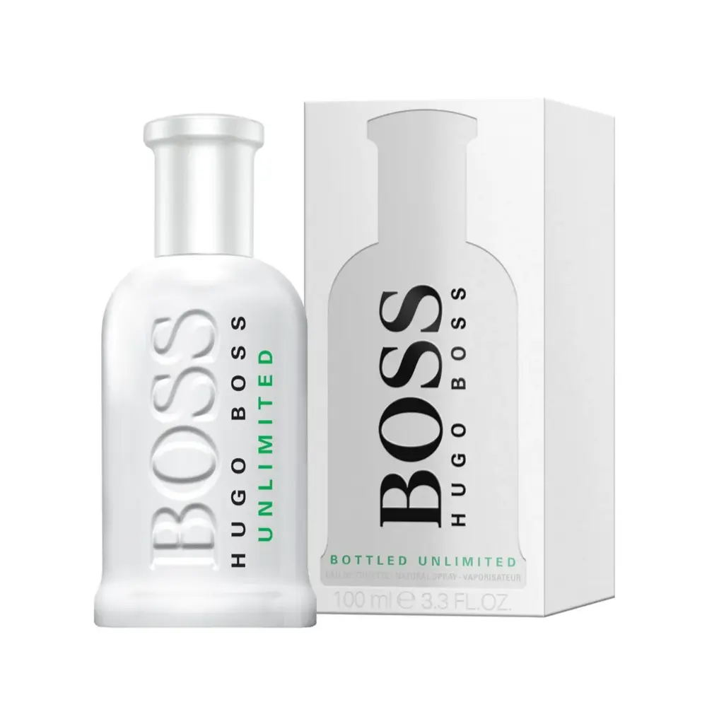 Hugo Boss BOSS Bottled Unlimited Eau de Toilette 3.3 oz Men's Fragrance - Aromatic and Woody, Invigorating Daily Wear Bottled Men's Perfume