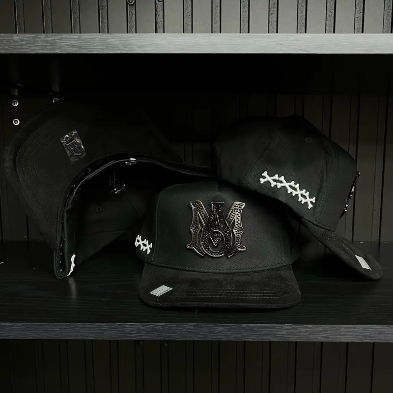 AMR Placa metálica big boss hat SnapBack